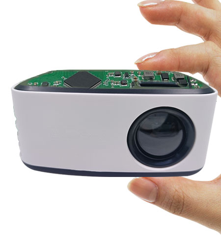家用小型mini迷你微型投影仪解决方案开发PCBA